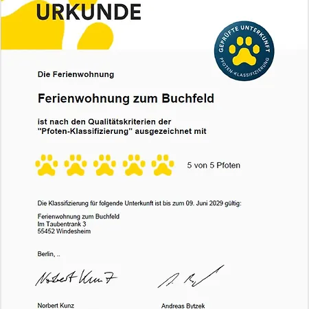 Zum Buchfeld * Windesheim